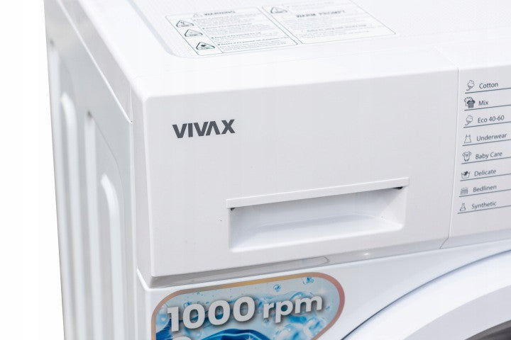 Pralka Automatyczna Slim Vivax 6 kg 1000 obr./min. 16 programów Drum Clean