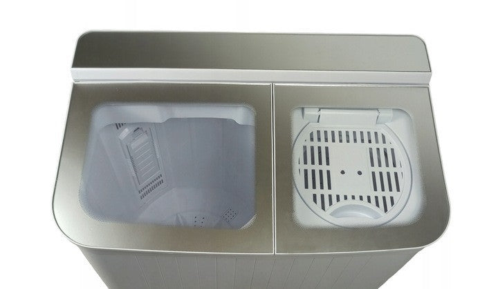 Pralka wirnikowa z wirówką 5 kg + 2 kg 1000 obr/min, Timer, Pralko-wirówka na działkę — zdjęcie 4