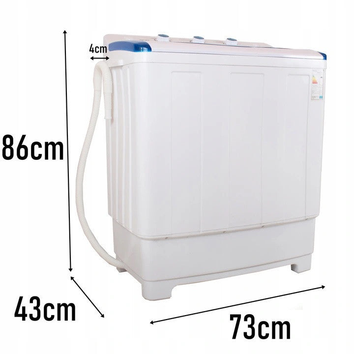 Pralka z wirówką 8 kg PRANIA 5 kg WIROWANIA z pompą wody POWYSTAWOWA