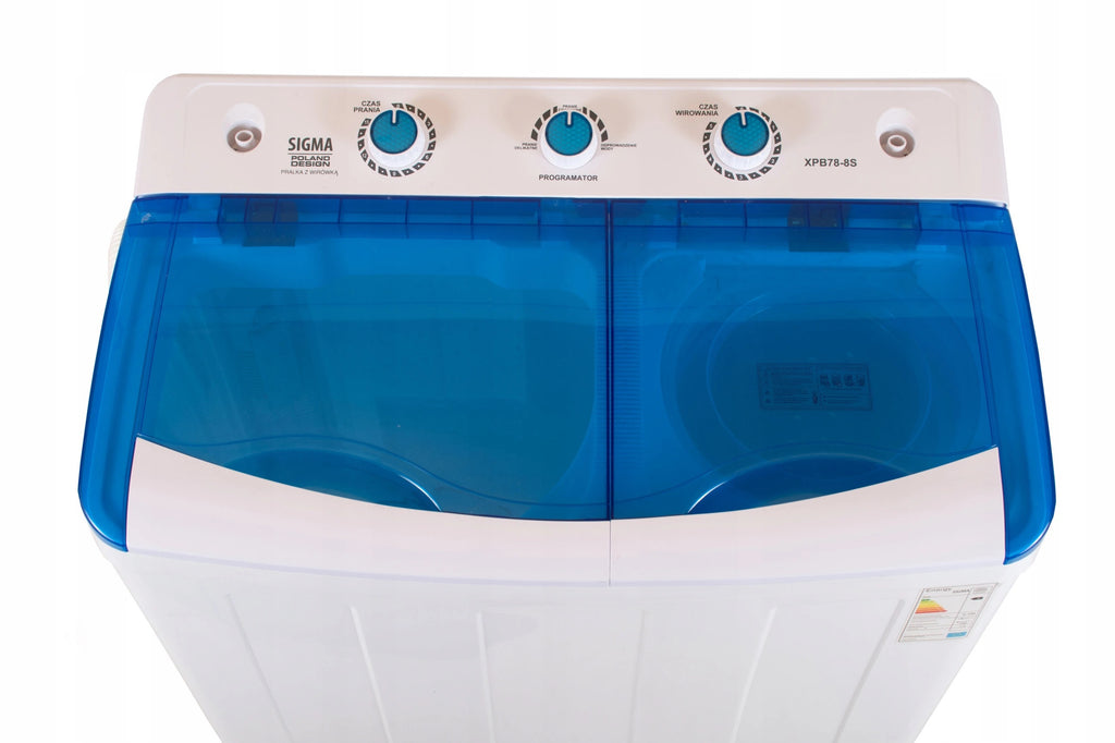 Pralka z wirówką 8 kg PRANIA 5 kg WIROWANIA z pompą wody POWYSTAWOWA
