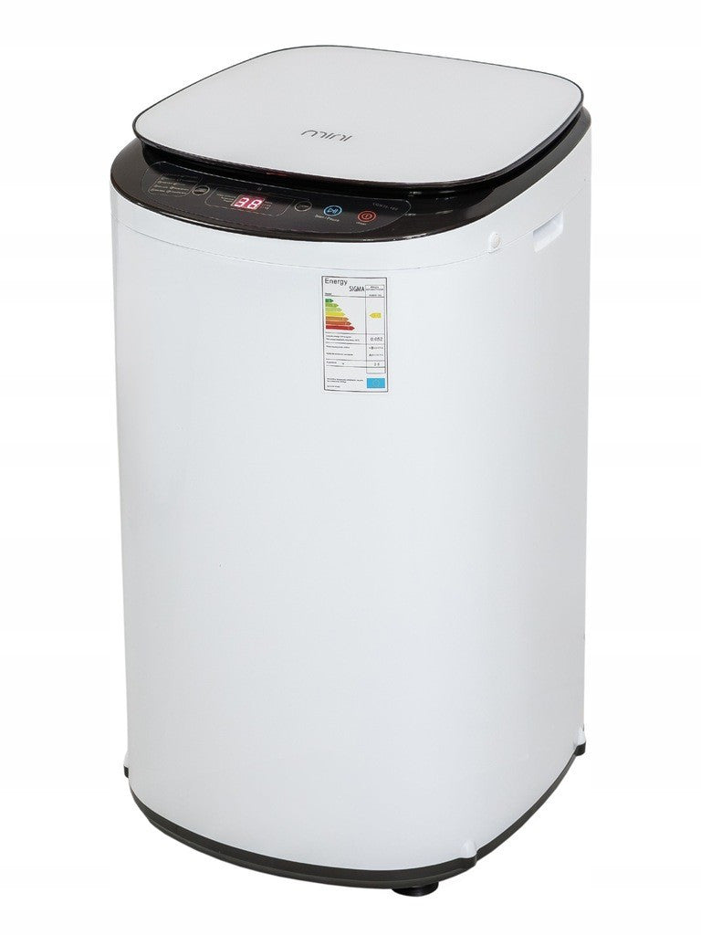 Pralko wirówka z GRZAŁKĄ WODY AUTOMAT 1500W 3,5kg Pralka wirnikowa Turystyczna — zdjęcie 3