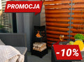 Biokominek Pyramid Garden czarny mat – zdjęcie producenta