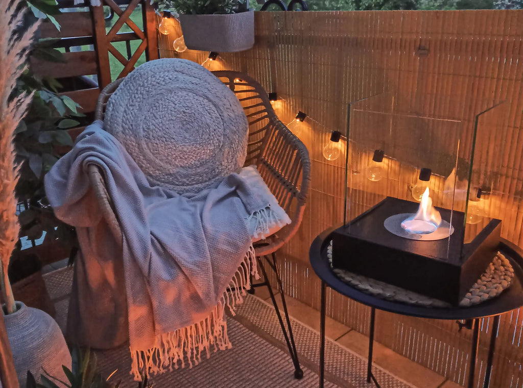 Biokominek Sunset Garden Mini czarny mat – dodatkowa aranżacja producenta