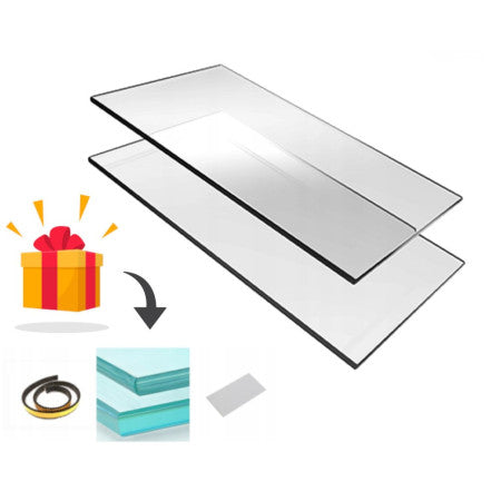 Szyba samoczyszcząca żaroodporna do kominka 60 × 40 cm