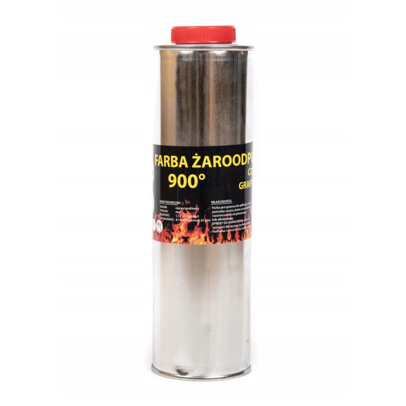 Farba żaroodporna 1 L czarna – ujęcie produktu