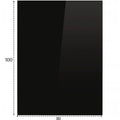 Podstawa szklana 100 × 80 cm czarna – ujęcie produktu