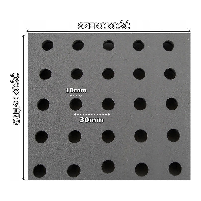 Ruszt żeliwny 45 × 30 cm – dodatkowe ujęcie