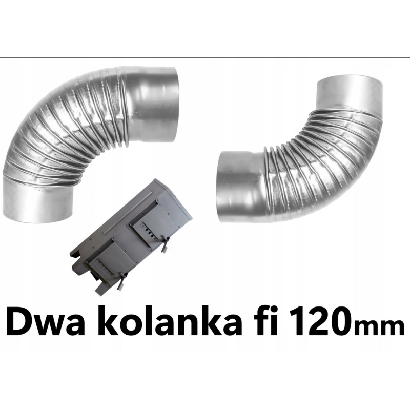 Zestaw dwóch kolanek fi 120 mm – prezentacja produktu