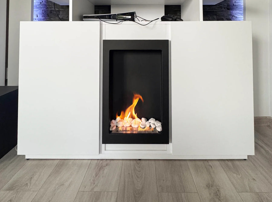 Biokominek wiszący Vertical – czarny
