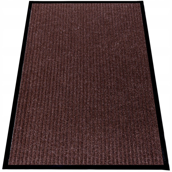 Wycieraczka pod drzwi 60 x 80 cm Brąz Antypoślizgowa Gumowa do Butów
