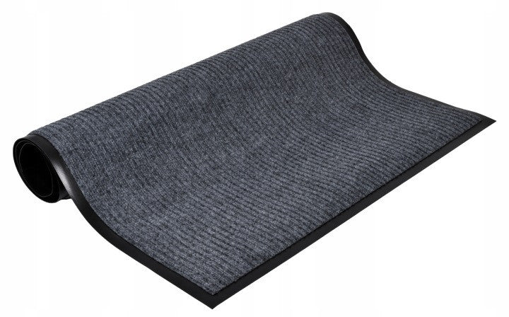 Wycieraczka pod drzwi 60 x 90 cm Antracyt Antypoślizgowa Gumowa do Butów