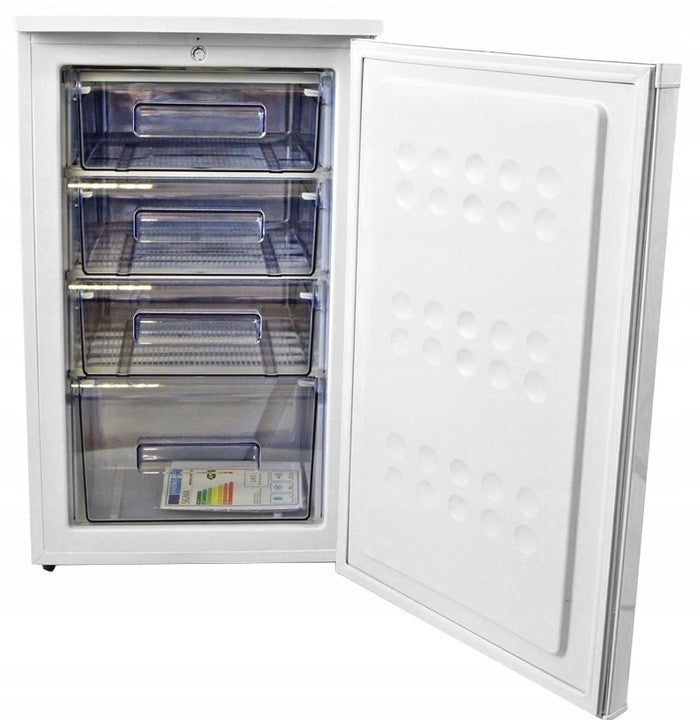 Zamrażarka Szufladowa Sigma BD-100 88L | Klasa F | 4 Szuflady | Cicha 41dB | Regulacja Temperatury | Biała